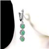 Image 1 : Natural Colombian Emerald Earrings