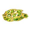 Image 1 : Natural  Chrome Diopside Leaf Ring