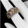 Image 1 : Natural Tourmaline  Rhodolite Garnet Ring