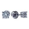 Image 2 : 1.00 ctw Diamond Stud Earrings - 14KT White Gold