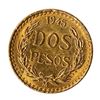 Image 1 : 1945 Dos Pesos Mexicanos Gold Coin