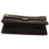 Image 3 : Chanel Black Jersey Fabric Half Flap Chain Shoulder Bag