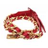 Image 5 : Chanel Red Lambskin Leather Micro Mini Pochette Waist Belt