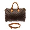 Image 1 : Louis Vuitton Brown Monogram Canvas Speedy Bandouliere 35 Satchel Bag