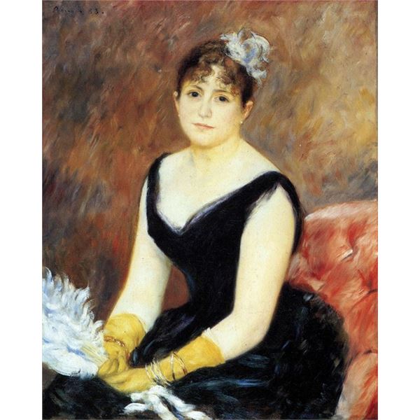 Renoir - Portrait Of Madame Clapisson