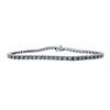 Image 1 : 4.89 ctw Diamond Tennis Bracelet - 14KT White Gold