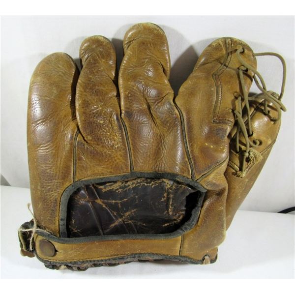 VINTGAE JOJO WHITE LEATHER BASEBALL GLOVE