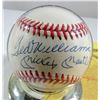 Image 1 : MICKEY MANTLE / TED WILLIAMS AUTO BALL