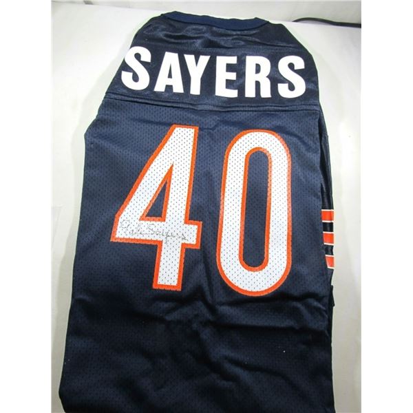 GALE SAYERS AUTOGRAPHED JERSEY #40