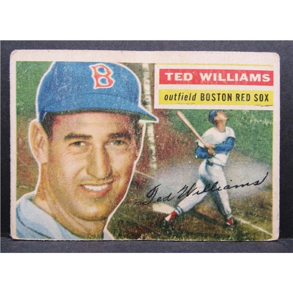 1956 TOPPS #5 TED WILLIAMS VG/GOOD