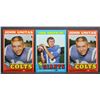 Image 1 : (3) 1972 TOPPS FOOTBALL STARS - (2) #1 UNITAS