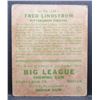Image 2 : 1933 GOUDEY #133 FRED LINSTROM ROOKIE
