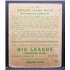 Image 2 : 1933 GOUDEY #134 SAM RICE ROOKIE