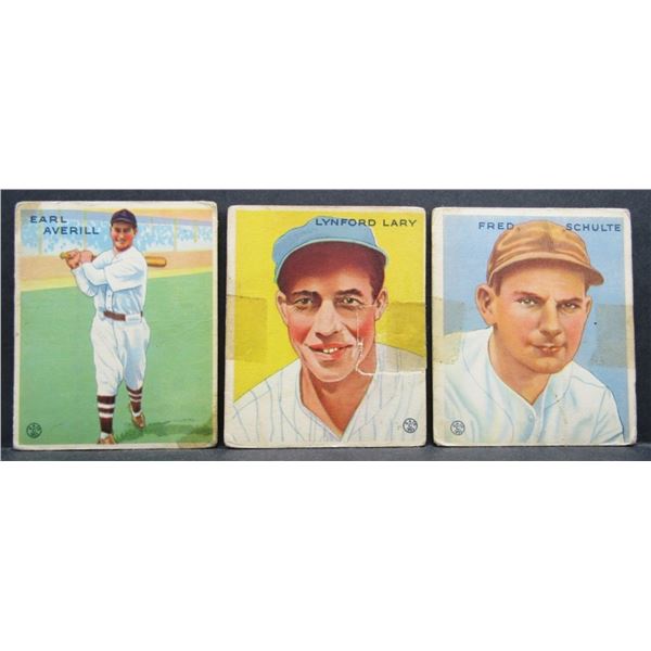 1933 GOUDEY #194 EARL AVERILL ROOKIE