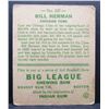 Image 2 : 1933 GOUDEY #227 BILLY HERMAN ROOKIE
