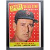 Image 1 : 1958 TOPPS #485 TED WILLIAMS ALL STAR