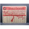 Image 2 : 1958 TOPPS #487 MICKEY MANTLE ALL STAR