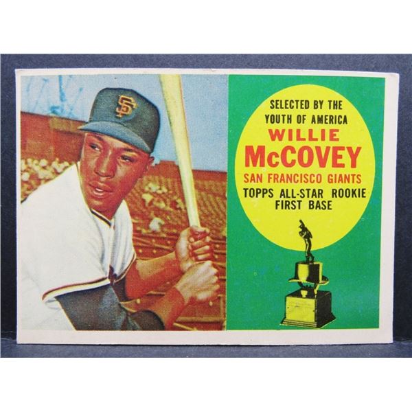 1960 TOPPS #316 McCOVEY ROOKIE EX 25/75