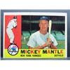Image 1 : 1960 TOPPS #350 MICKEY MANTLE VG+