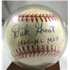 Image 1 : DICK GROAT SIGNED BALL 1960 - N.L. MVP