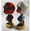 Image 2 : (2) FOOTBALL BOBBIN HEADS BENGALS / DOLPHINS