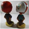 Image 8 : (2) FOOTBALL BOBBIN HEADS BENGALS / DOLPHINS