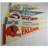Image 2 : (32) MINI FELT FOOTBALL VINTAGE PENNANTS
