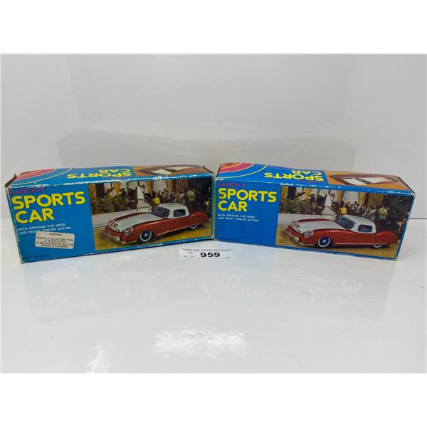 2 Vintage In Box Lucky Sports Cars Mf753