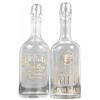 Image 1 : Lot of Two Etched Glass Whiskey Bottles