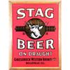 Image 1 : Stag Beer Reverse Glass Sign