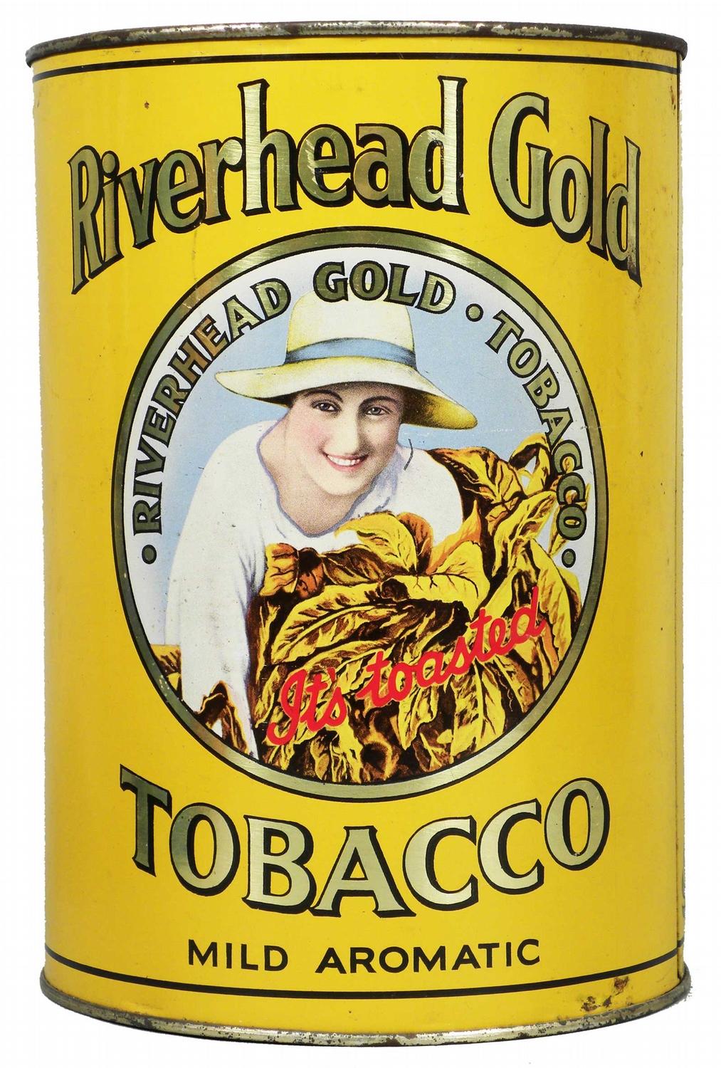 gold river tobacco for sale Riverhead Gold Toasted Tobacco Tin Store Bin gold river tobacco for sale Riverhead Gold Toasted Tobacco Tin Store Bin