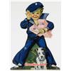 Image 1 : Cracker Jack Boy & Dog Bingo Die Cut Cardboard Sign