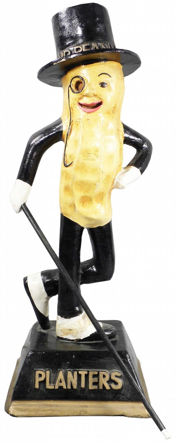 Planters Peanuts, "Mr. Peanut" Paper Mache Figure