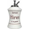 Hire's Hour Glass Syrup Dispenser w/original pump