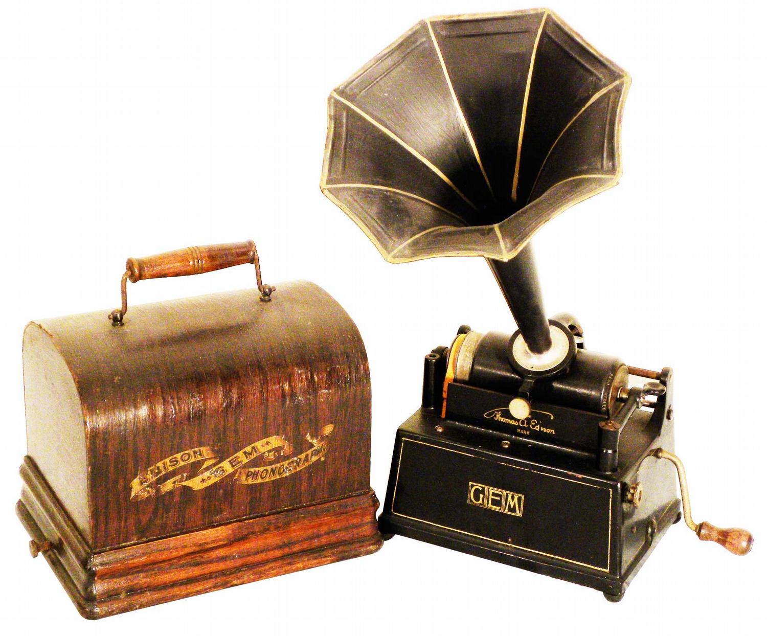 Very rare "GEM" Edison Phonograph, ca. 1899