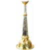 Image 1 : Presentation Fire Trumpet. Gold and silver plated