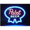 Image 1 : Pabst Blue Ribbon Beer Neon Sign w/ ribbon