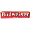 Image 1 : Budweiser Beer Two Sided Porcelain Neon Can Sign