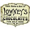 Image 1 : Lowney's Chocolates Porcelain Flange Sign