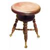 Image 1 : Mahogany Piano Stool