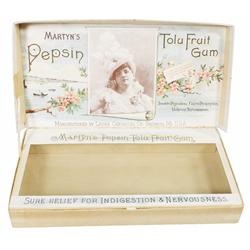 Marytyn's Pepsin, Tolu Fruit Gum Box