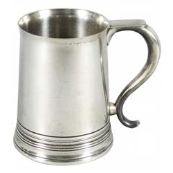 Pabst Blue Ribbon Beer Mug W/Glass Bottom