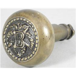 Pabst Blue Ribbon Brass Door Knob