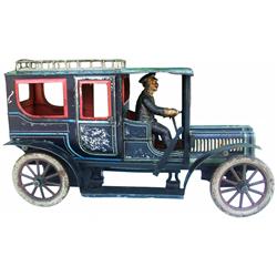 German Tin Windup Toy Car