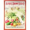 Image 1 : Alfred J. Brown Seed Company Paper Sign