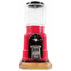 Red Cast Iron Peanut Vendor