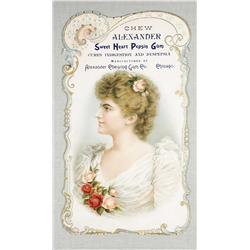 Alexander Sweet Heart Pepsin Gum Die Cut Sign