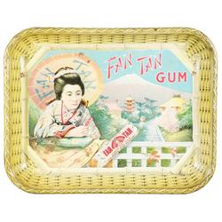 Fan Tan Chewing Gum Tin Serving Tray