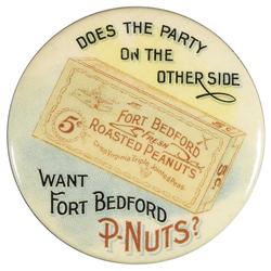Fort Bedford's Peanuts Celluloid Pocket Mirror.