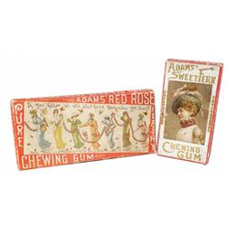 2 Chewing Gum Store Cardboard Display Boxes